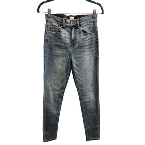 Sneak Peek high waist distressed skinny jeans size 26